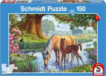 Schmidt Spiele Puzle 150 zirgi pie