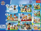 Trefl Puzzle 10w1 Dzielna drużyna Psiego