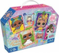 Trefl Puzzle 70 glitter Krāsainas lelles