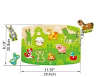 Hape Farm Animals Peg Puzzle (87-1458)