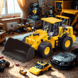 Bounn Tālvadības buldozers RC 6CH dzeltens