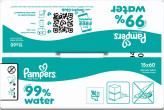 Pampers Chusteczki Nawilżane 99% Water 15