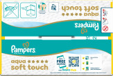 Pampers Chusteczki Nawilżane Aqua Soft Touch