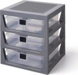 LEGO Classic plaukts ar atvilktnēm pelēks