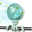 Momcozy PORTATĪVO RATIŅU VENTILATORS GREEN [PORTABLE