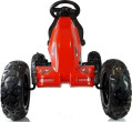 Pedal Go-Kart B012 piepūšamie riteņi sarkani