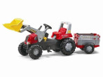 Rolly Toys Traktors Junior sarkans ar