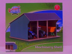 Hipo Garāža 3 lieliem traktoriem 45x38x27cm