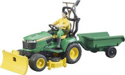 Bruder John Deere traktors ar dārznieka