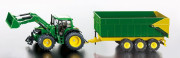 Siku John Deere traktors ar piekabi