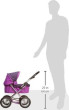 Bayer Deep leļļu ratiņi Trendy purple